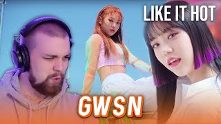 REACTION to GWSN 공원소녀  LIKE IT HOT MV [upl. by Atikim]