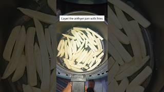 Air Fryer French Fries 🍟  Crispy OilFree Recipe food viral shorts youtubeshorts frenchfries [upl. by Elimay]