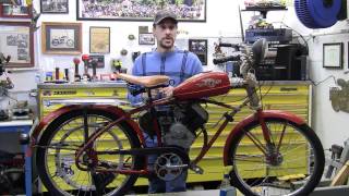 1948 whizzer Pacemaker Motor Bike presented by Mikey Bike [upl. by Rachaba]