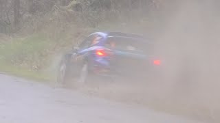 Spa Rally 2023  Munster on the limit  Slippery conditions  Pure Sound [upl. by Aneehs]