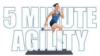 5 Minute Fat Burning Agility Workout [upl. by Enilegnave44]