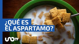 Alimentos con aspartamo estudiado por ser potencialmente cancerígenoASPARTAMO [upl. by Abbe964]