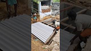 Septic tank concrete easy methods 👍 shorts shortsfeed construction concrete septictanks [upl. by Elleinod]