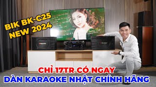 Chỉ hơn 17 triệu cho dàn KARAOKE NHẬT Loa BIK BK C25 Bass 25 cho Gia Đình Chung cư Karaoke box [upl. by Leakim429]