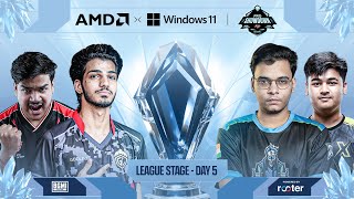 AMD x Windows 11 Presents UE Pro Showdown S2  League Stage Day5  Ft SouL Godl RNT OG etc [upl. by Krongold]