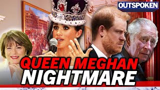 “Harry is blackmailing King” Angela Levin reveals how courtiers are desperate to avoid Queen Meghan [upl. by Semadar]