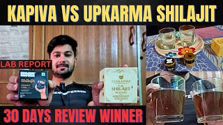 Kapiva shilajit vs upkarma shilajit  DETAILED 30 DAYS HONEST REVIEW [upl. by Acilef]