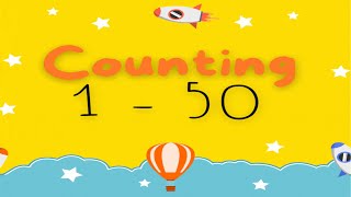 Counting numbers 1 50  Number song  numbers 150  Nursery Rhymes for babies and toddlers  1  50 [upl. by Averyl727]