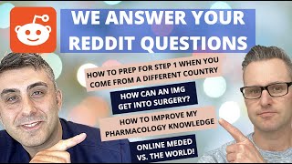 Answering Your Medical School Questions From Reddit Episode 7 [upl. by Eyram431]