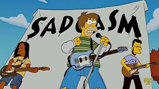 Sadgasm  Referencia a Nirvana  Grunge Los Simpson [upl. by Rees566]