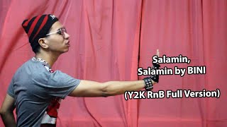 Salamin Salamin by BINI Y2K RnB Full Version cover by Jopper Ril [upl. by Aihcela]