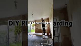 DIY Plasterboarding  prep for plaster renovation [upl. by Heffron]