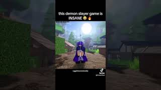 hinokami is the game  hinokami tanjiro demonslayer roblox shorts [upl. by Grissom436]