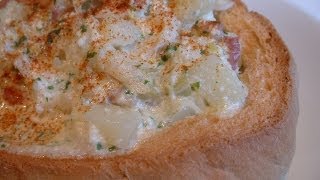 Cooking smoked haddock chowder [upl. by Holland448]