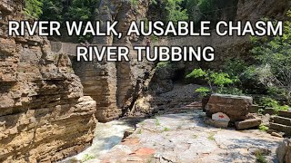 The Riverwalk Tour At Ausable Chasm Via Tubbing  5K nyc [upl. by Sy520]