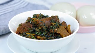 RESTAURANT QUALITY VEGETABLE SOUP USING 3 DIFFERENT VEGETABLESHOW TO COOK NIGERIAN SOUP [upl. by Hserus]