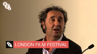 Interview with Academy Award winner Paolo Sorrentino  BFI London Film Festival [upl. by Oiralih]