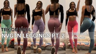 HUGE LEGGING HAUL  NVGTN TRYON HAUL  9 Leggings  Part 2 nvgtn leggings haul [upl. by Raine]