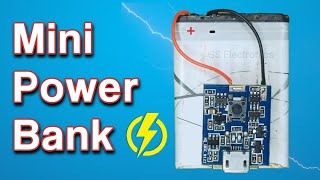 How To Make Mini Power Bank  Best Power Bank [upl. by Zeiger]