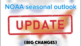 Winter 20242025 NOAA seasonal forecast UPDATE [upl. by Tryck]