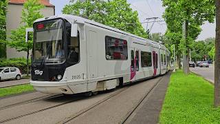 Tram Grenoble Ligne C  Retournement FlandrinValmy [upl. by Zoarah]