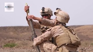 US Marines M224 60mm Lightweight Mortar Live Fire Exercise [upl. by Floeter123]