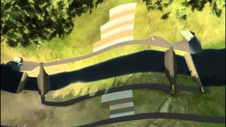 Dam Construction Film  3D Animation by Graffiti Design amp Advertising [upl. by Pinelli]