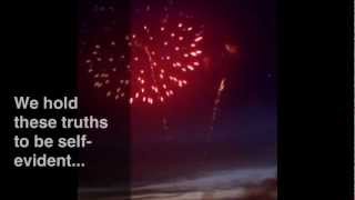 Fireworks in Skippack PA  We hold these truths to be selfevident [upl. by Enoryt]