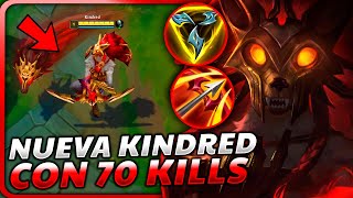 🤮¡JUEGO la NUEVA SKIN de KINDRED en TOP y CONSEGUIMOS 70 KILLS en 15 MINUTOS NO TIENE SENTIDO [upl. by Eahsal]