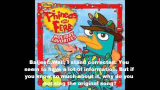 Phineas and Ferb Holiday Favorites  Good King Wenceslas Extended LyricsHD [upl. by Jael356]