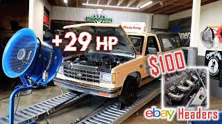 Ebay Headers vs Truck Manifolds on a Chevy 60 [upl. by Adnerol]