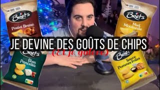 ASMR  JE GOUTE ET JESSAYE DE DEVINER LE GOUT DES CHIPS BRETZ concepte de LeFatShow [upl. by Anovahs]