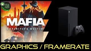 Xbox Series X  Mafia Definitive Edition  Graphics  Framerate  First Look [upl. by Aitetel]