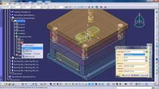 나무매뉴얼 카티아 둘러보기  CATIA V5 Mold Tooling Design [upl. by Nawuj]