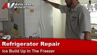 Whirlpool Refrigerator Repair  Ice Buildup in the Freezer  Silicon [upl. by Vinni]