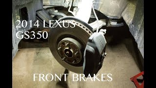 2014 Lexus GS350 Front Brakes [upl. by Weingartner]