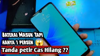 Mengatasi Hp Oppo Di cas tidak bertambah dan tanda petir baterai hilang [upl. by Grail864]