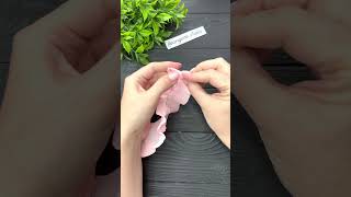 EASY Crepe Paper Flowers Crepe Paper Decorations shorts [upl. by Nilrac]