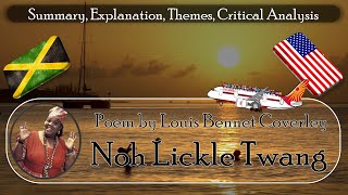 Noh Lickle Twang by Louise Bennett Coverley  Jamaican Poet  Poem [upl. by Beichner]