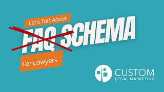 FAQ Schema for Lawyers  CANCELLED BY GOOGLE [upl. by Horwath45]