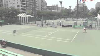 ダンロップ 全日本ジュニアテニス選手権 06 U14 決勝 金城充 VS 川崎光 [upl. by Idalla]