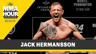 Jack Hermansson Wants Rematch With Khazmat Chimaev  MMA Fighting [upl. by Ellehcyt]