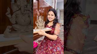 ✨ Ganeshaaaa 🫠😍✨ ganeshchaturthi ecofriendly ganapathi making trend shorts youtube explore [upl. by Asyen128]