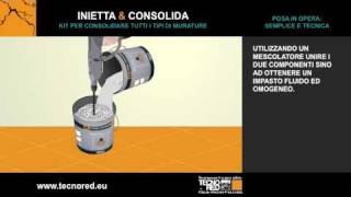 Inietta e Consolida  Consolidamento murature [upl. by Nixie]