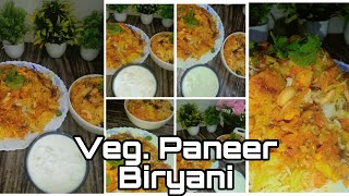 Veg Paneer Biryani Recipe Easy RecipeSMITA KITCHEN CRAFT [upl. by Annonyw]