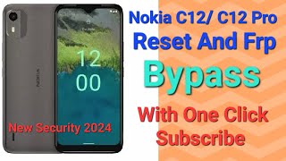 Nokia C12 ProTA1535 Reset Data And Frp Bypass With Unlock Tool New Security 5 April 2024 [upl. by Akire]