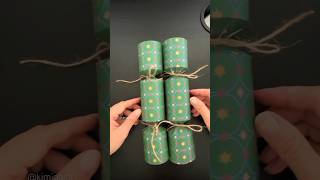 Watch me make this DIY Christmas Crackers in 60 seconds diychristmascrafts christmascrackers [upl. by Sadnalor812]