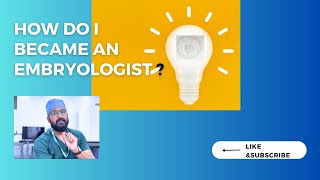 HOW TO BECOME AN EMBRYOLOGIST PARTII English ivf embryology careerinembryology embryologist [upl. by Parish]