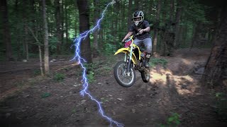 kids fun 4th of July style dirt bikes quads 4 wheelers shooting fireworks FUN [upl. by Akirat471]