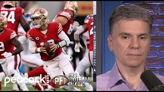 ‘What test hasn’t Brock Purdy passed’ as 49ers QB1  Florio  Pro Football Talk  NFL on NBC [upl. by Nicolette860]